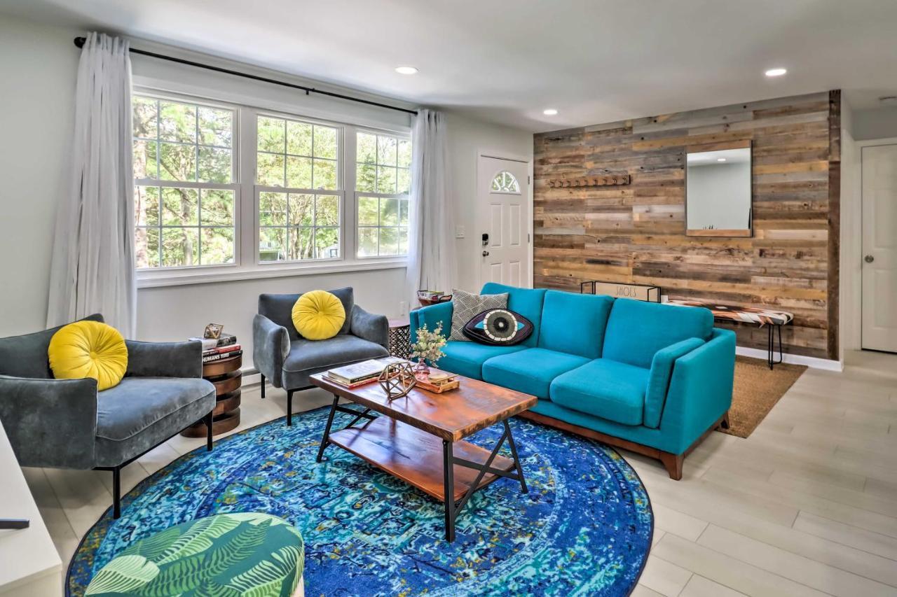 Pocono Mountain Escape With Game Room Walk To Lake! Albrightsville Exterior foto
